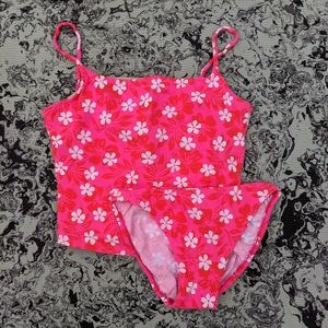 Vintage Foral Tankini Swimsuit